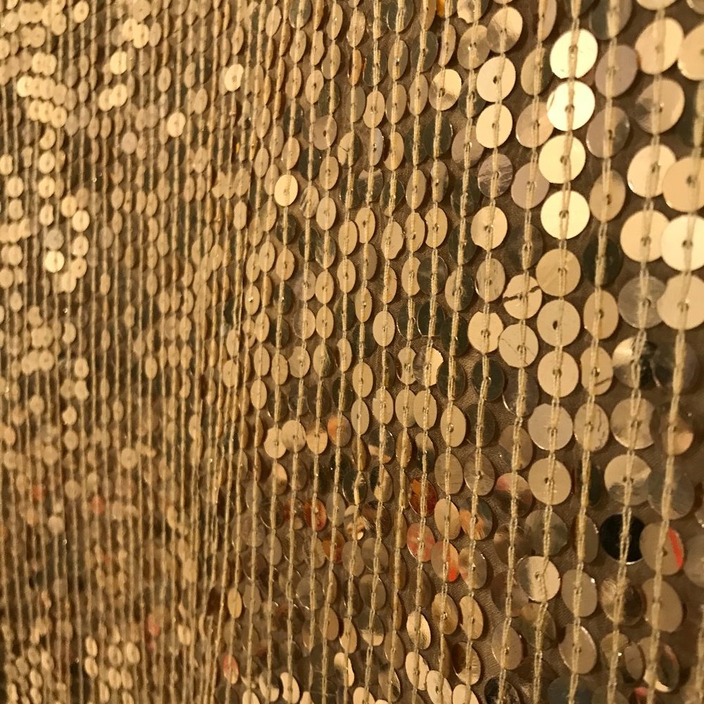 Gold Sequin Vintage Blazer